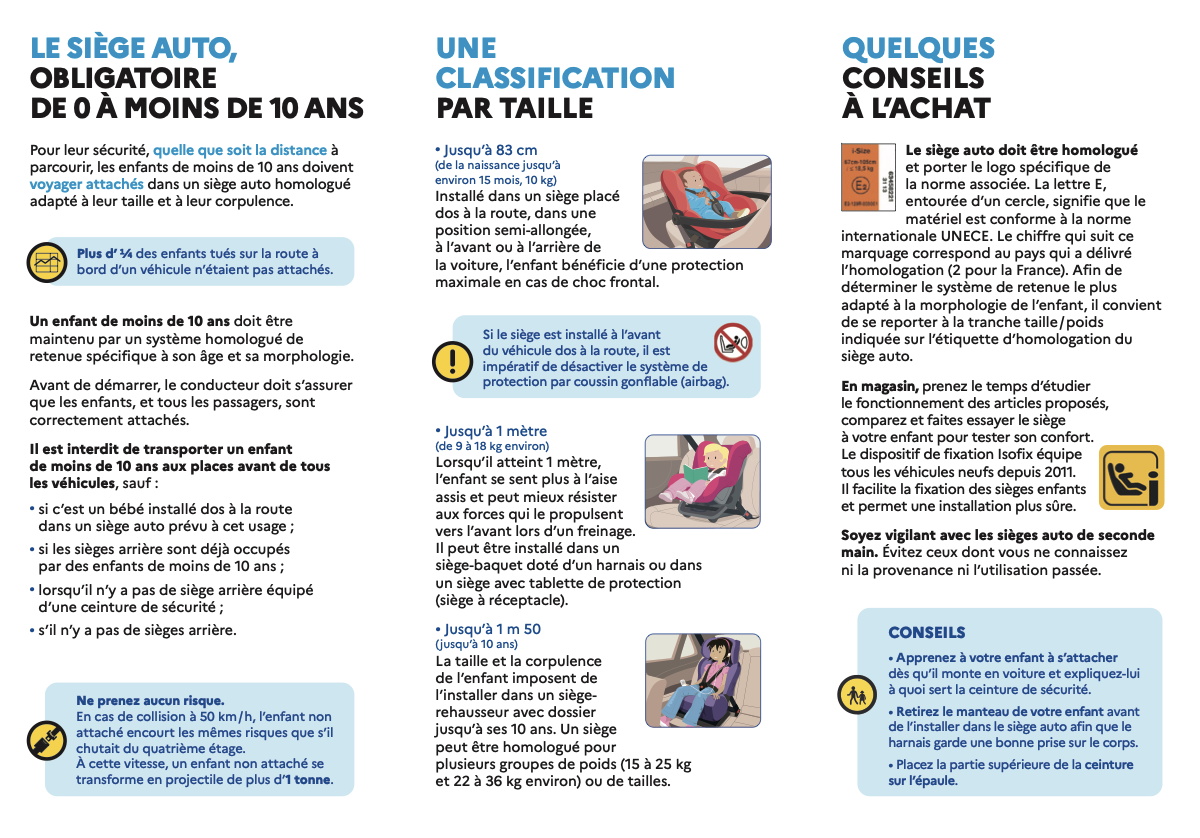 conseils installation siège-auto bébé